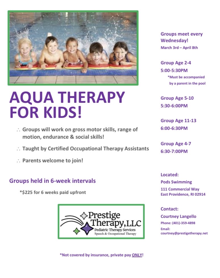 Aqua Therapy - Prestige Therapy, Rhode Island
